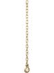 Curt 35in Safety Chain w/1 Clevis Hook 18800lbs Yellow Zinc