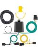 Curt For 12-17 Volkswagen Tiguan Custom Wiring Harness 4 Way Flat Socket