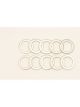 DeatschWerks -6 AN Aluminum Crush Washer Pack of 10
