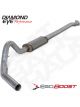 Diamond Eye Kit 3 1/2In Cb Sgl Gas Al For Ford 3.5L F150 Raptor 11-13