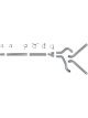 Diamond Eye Kit 4In Cb Mflr Replacement Pipe Dual Al For 94-97 Ford…
