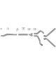 Diamond Eye Kit 4In Cb Mflr Replacement Pipe Dual Ss For 03-07 Ford…