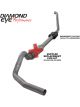 Diamond Eye Kit 4In Tb Mflr Replacement Pipe Sgl Ss 94-97 7 3L F250/…