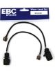 EBC For 90-92 Audi V8 3.6L UFO Rotors Front Wear Leads