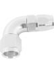 Aeroflow Cutter 90 Degree Stepped Hose -8AN to -6 Silver