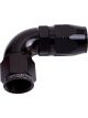 Aeroflow 550 Series Cutter Swivel 90 Degree Hose End -6AN Black