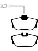 EBC For 00 Volkswagen Eurovan 2.8 ATE with Wear Leads Ultimax2 Rear Brak