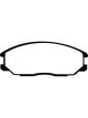 EBC For 00-01 Hyundai XG 300 3.0 Greenstuff Front Brake Pads