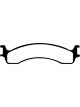EBC For 00-02 Dodge Ram 2500 Pick-up 5.2 2WD Pad with wear sensor Gree…