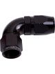 Aeroflow 550 Cutter Swivel 90 Degree Hose End -8AN Black 25 Pack  AF553-08-25BLK