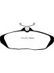 EBC For 01-02 Dodge Viper 8.0 Bluestuff Rear Brake Pads