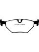 EBC For 01-03 BMW 525i 2.5 E39 Yellowstuff Rear Brake Pads
