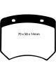 EBC For 03-04 Morgan Aero 8 4.4 Yellowstuff Rear Brake Pads