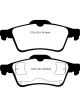 EBC For 03-05 Mazda 3 2.0 Redstuff Rear Brake Pads