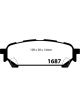 EBC For 04-06 Saab 9-2X 2.0 Turbo Yellowstuff Rear Brake Pads
