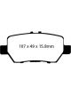 EBC For 05-08 Acura RL 3.5 Redstuff Rear Brake Pads
