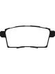 EBC For 06-08 Ford Edge 3.5 2WD Greenstuff Rear Brake Pads