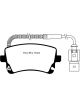 EBC For 09-11 Audi A6 Quattro 3.0 Supercharged Ultimax2 Rear Brake Pads