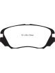 EBC For 10+ Buick Allure Canada 3.0 Greenstuff Front Brake Pads