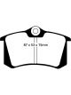 EBC For 10-13 Audi A3 2.0 TD Redstuff Rear Brake Pads