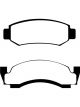EBC For 74 Amc Ambassador 5 Ultimax2 Front Brake Pads