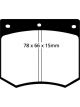 EBC For 75-86 Ac 3000 3.0 Yellowstuff Front Brake Pads