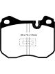 EBC For 79-88 Porsche 924 2.0 Turbo Yellowstuff Front Brake Pads