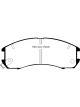 EBC For 89-92 Ford Probe 2.2 Redstuff Front Brake Pads