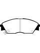 EBC For 90-92 Honda Civic CRX 1.6 Si Greenstuff Front Brake Pads