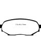 EBC For 90-93 Geo Storm 1.6 Redstuff Front Brake Pads