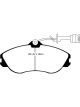 EBC For 91-92 Audi 100 Quattro 2.3 Girling Redstuff Front Brake Pads