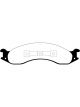 EBC For 92-94 Ford Econoline E250 4.9 Greenstuff Front Brake Pads