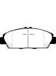 EBC For 92-96 Honda Prelude 2.2 Redstuff Front Brake Pads