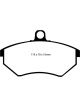 EBC For 94 Volkswagen Cabriolet 1.8 Redstuff Front Brake Pads