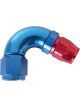 Aeroflow Cutter 120 Degree Stepped Hose -16AN to -12 Blue/Red