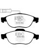 EBC For 97-00 Alfa Romeo 156 1.8 Redstuff Front Brake Pads