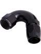 Aeroflow 550 Series Cutter Swivel 120 Degree Hose End -12AN Black