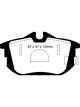 EBC For 99-04 Volvo S40 1.9 Turbo T4 200 BHP Redstuff Rear Brake Pads