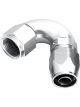 Aeroflow 550 Series Cutter Swivel 120 Degree Hose End -16AN Silver