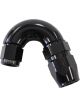 Aeroflow Cutter 150 Degree Stepped Hose End -6AN to -8 Black