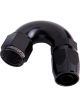 Aeroflow 550 Series Cutter Swivel 150 Degree Hose End -12AN Black