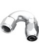 Aeroflow 550 Series Cutter Swivel 150 Degree Hose End -12AN Silver