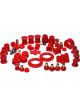 Energy Suspension Master Bushing Red Set For 00-02 Toyota 4Runner 4WD Hyper-Flex