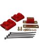 Energy Suspension Engine Transmission Mount Set For 73-92 Chevrolet Camaro Red