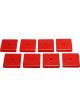 Energy Suspension Leaf Spring Pad 2-1/16In. Sq X 3/8In. Id X 7/16in.