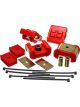 Energy Suspension Engine/Transmission Mount For GM Complete Red