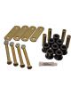 Energy Suspension Heavy Duty Shackle Set Black
