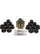 Energy Suspension Rear Front Control Arm Bushing Black Set