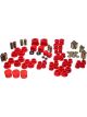 Energy Suspension Master Bushing Red Set For 2016 Mazda Miata ND Hyper-Flex