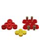 Energy Suspension Rear Trailing Bushing Arm Set For 01-05 Honda Civic/CRX Red